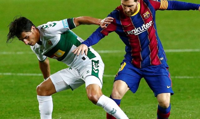 Lionel Messi face à Elche au Camp Nou