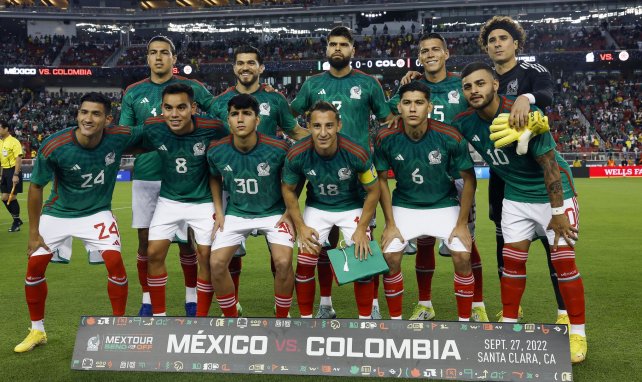 La sélection mexicaine avant le match amical face à la Colombie en septembre dernier