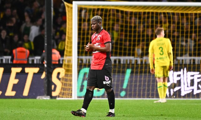 Mikayil Faye sous les couleurs du Stade Rennais.
