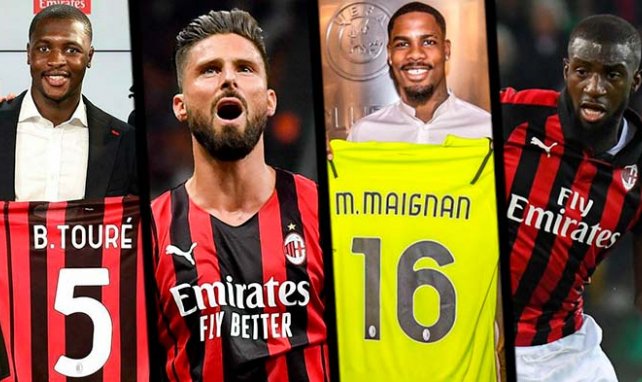 Ballo-Touré, Giroud, Maignan et Bakayoko ont tous rejoint l'AC Milan cet été