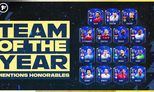 Les mentions honorables de la Team of the Year