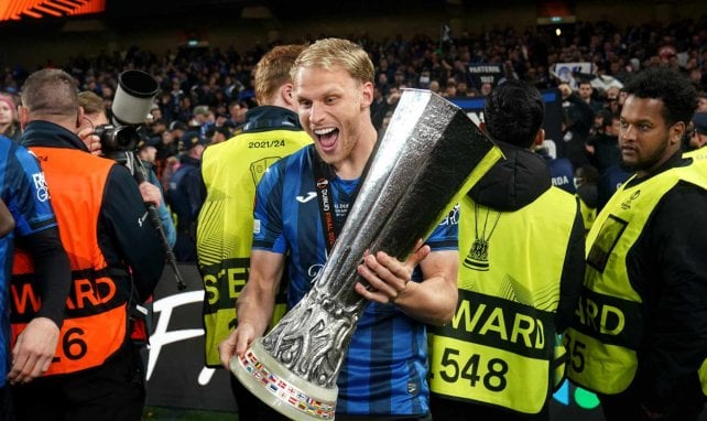 Mitchel Bakker avec l'Atalanta