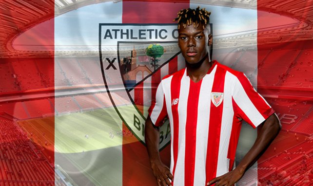 Nico Williams sous les couleurs de l'Athletic Bilbao