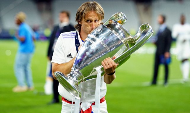 Luka Modric avec la Ligue des Champions