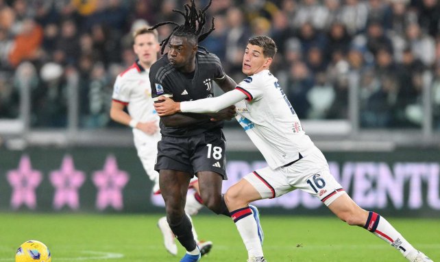 Moise Kean avec la Juve.