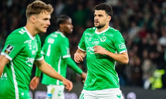 Louis Mouton avec l'AS Saint-Etienne