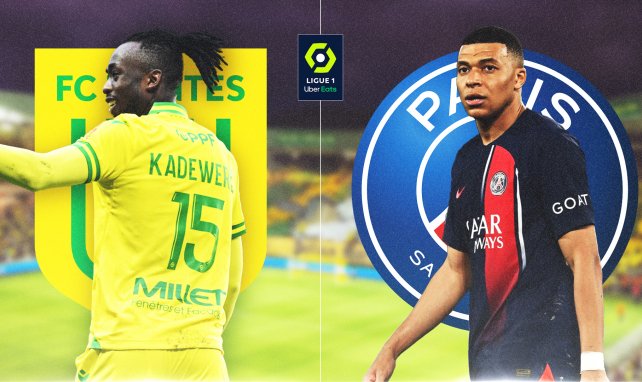 Tino Kadewere sera opposé à Kylian Mbappé durant ce Nantes-PSG