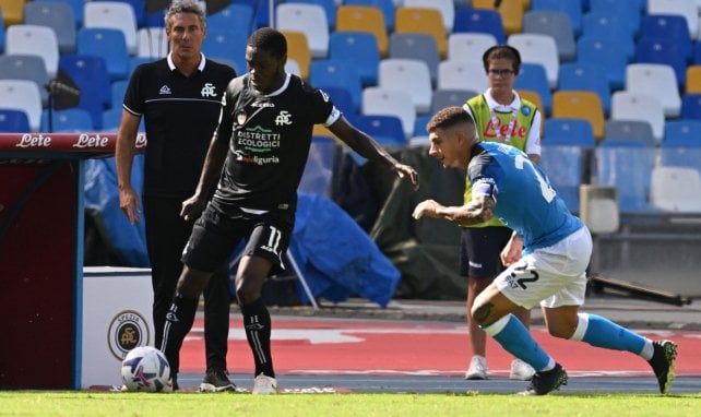 Giovanni Di Lorenzo en action avec Naples.