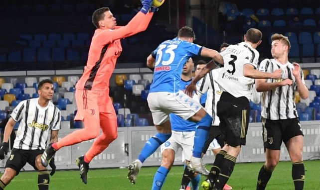 Wojciech Szczesny lors de Napoli-Juventus