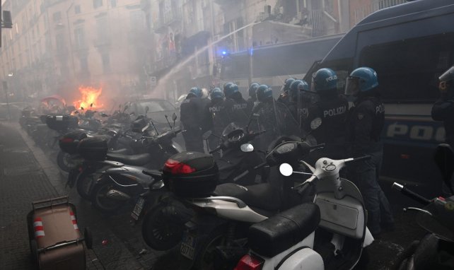 Scène de chaos à Naples