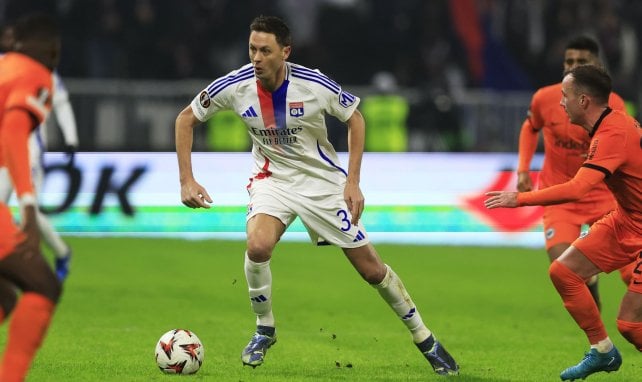 Nemanja Matic lors du choc entre l'OL et Francfort