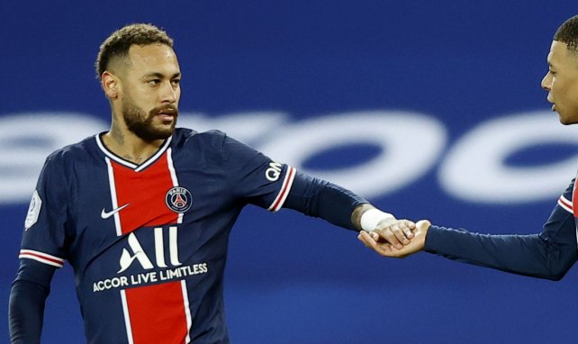 Neymar sous les couleurs du PSG en Ligue des Champions