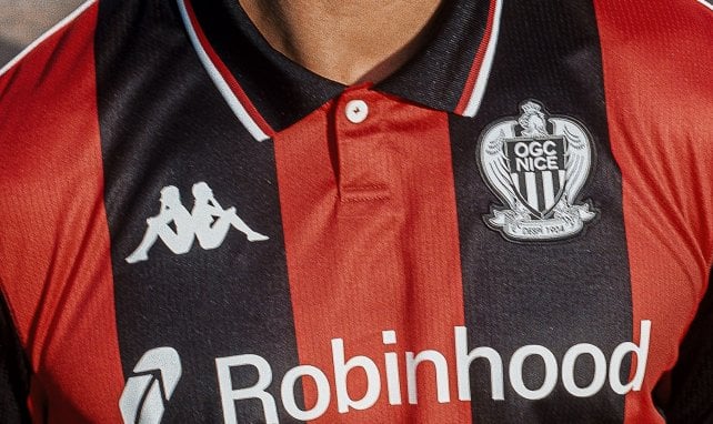 Le maillot de l'OGC Nice