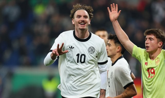 Nick Woltemade avec l'Allemagne U21