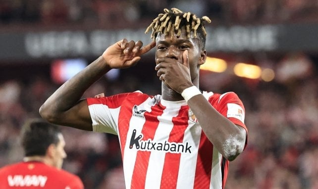 Nico Williams avec l'Athletic