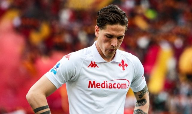 Nicolò Zaniolo avec la Fiorentina