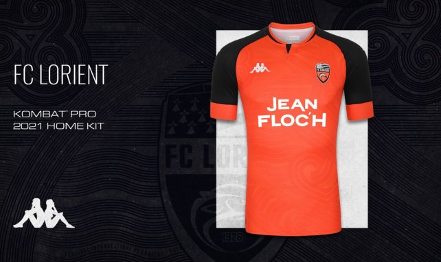 Les nouveaux maillots du FC Lorient viennent d'être dévoilés par Kappa
