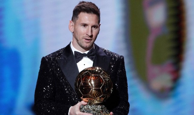 Lionel Messi, vainqueur du Ballon d'Or 2021