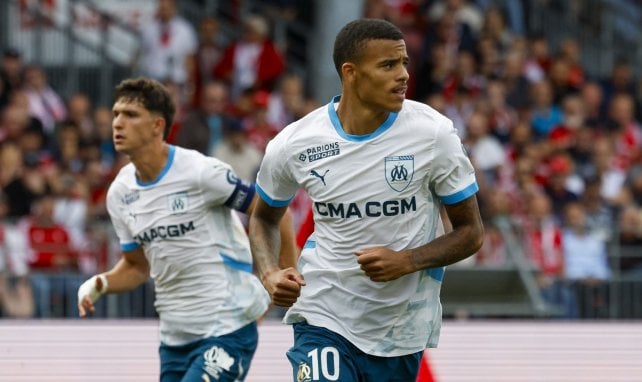 Leonardo Balerdi et Mason Greenwood avec l'OM