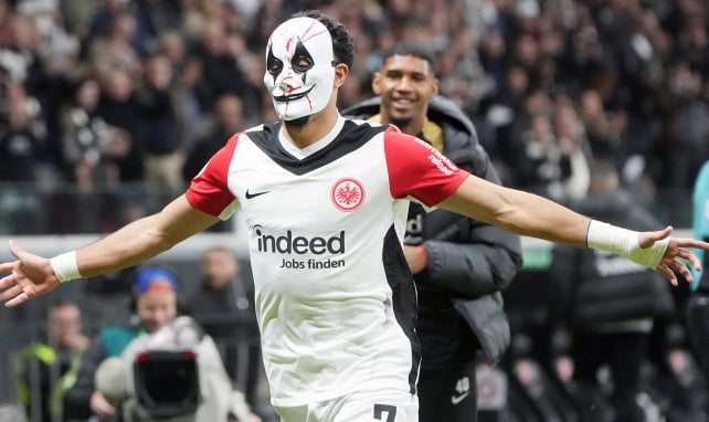 Omar Marmoush avec l'Eintracht