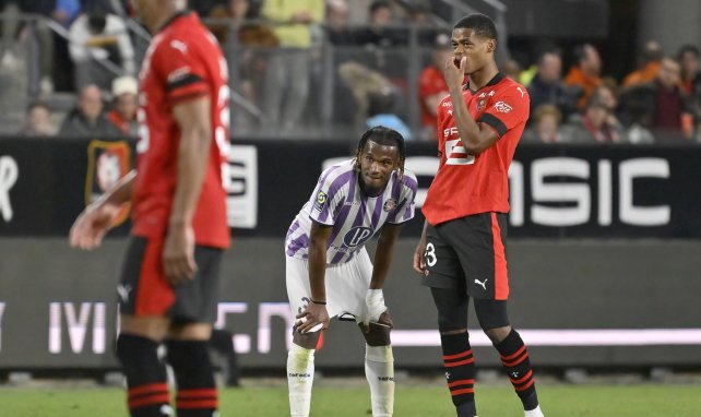 Warmed Omari avec Rennes contre Toulouse