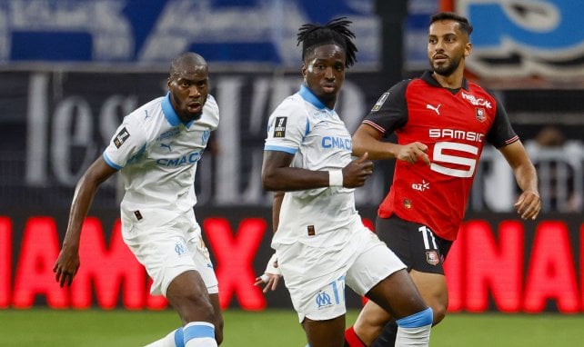 Jonathan Rowe lors de Rennes - OM