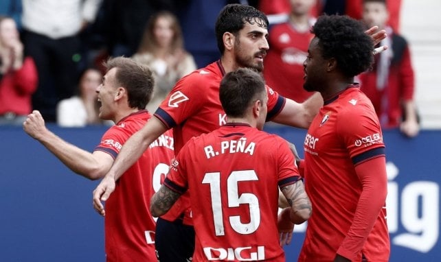 Les joueurs d'Osasuna