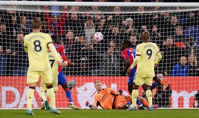 Mateta marque avec Crystal Palace contre Arsenal, le 4 avril 2022