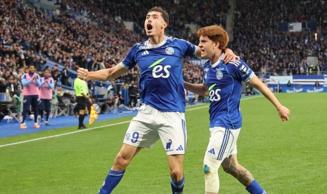 Joaquín Panichelli et Valentín Barco avec Strasbourg