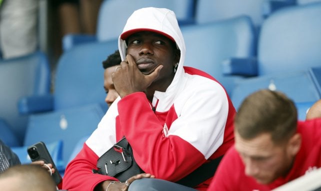Paul Pogba en tribune
