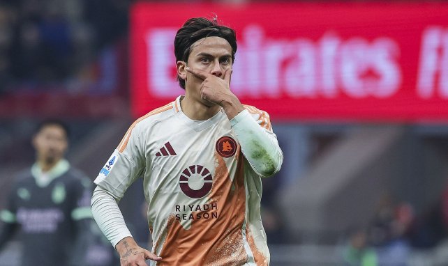 Paulo Dybala avec l'AS Roma