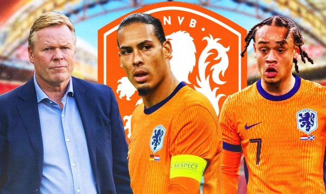 Ronald Koeman, Virgil van Dijk et Xavi Simons