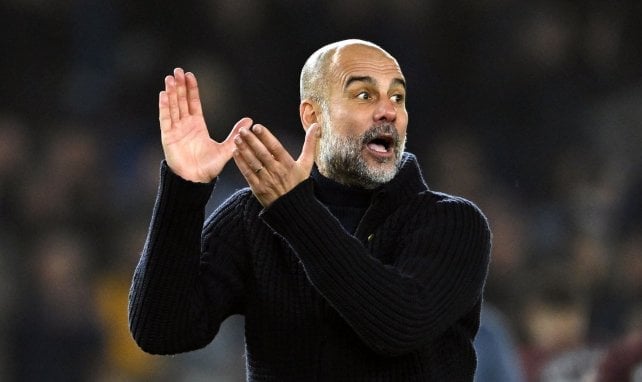 Pep Guardiola, l'entraineur de Manchester City