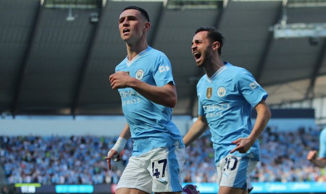 Phil Foden avec Manchester City