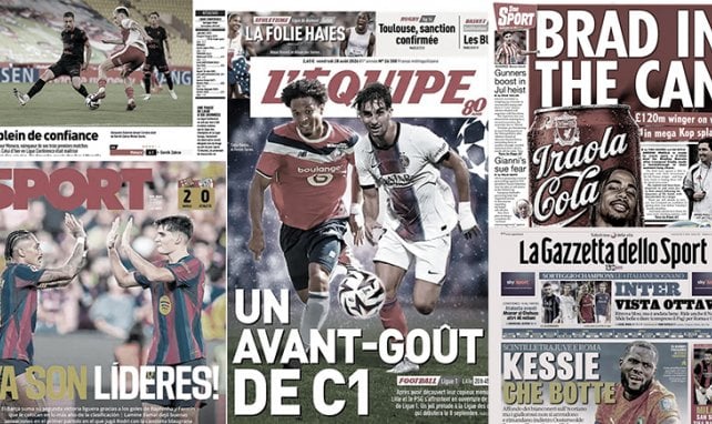 La presse juge le tirage au sort de la Ligue des Champions, les grands débuts de Rodri au Barça