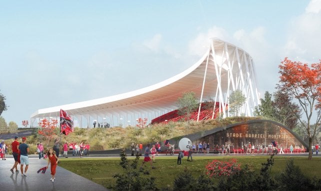 La future apparence du stade Gabriel-Montpied 