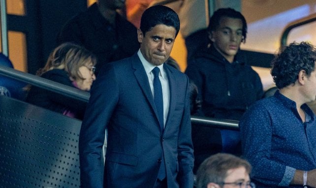 Le président du PSG Nasser Al-Khelaïfi