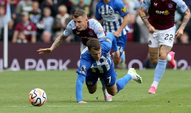 Lucas Digne et Aston Villa s'imposent largement à domicile face à Brighton