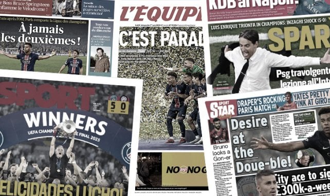 La presse européenne est à genoux devant le phénomène Désiré Doué, l’Inter Milan se fait fracasser après l’humiliation