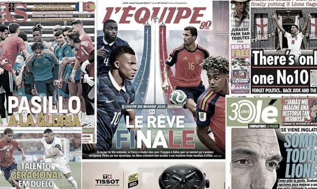  Le duel de prestige entre Mbappé et Yamal enflamme la presse, l’Angleterre veut effacer la défaite tragique de 1986