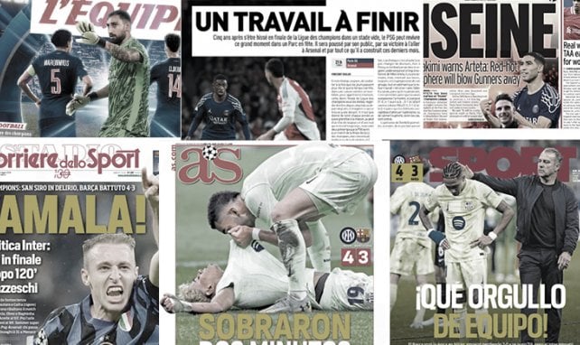 L’Europe sous le choc après cet Inter-Barça légendaire, l’Angleterre croit au miracle des Gunners