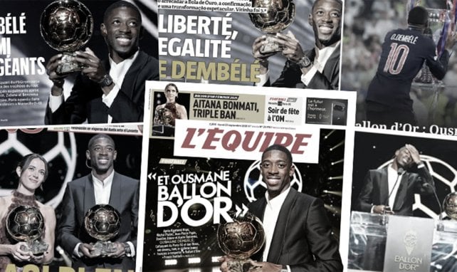 Le sacre d’Ousmane Dembélé embrase le monde du foot