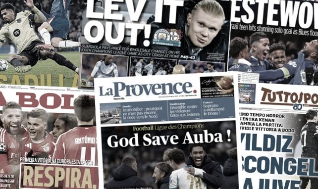 La presse s’enflamme pour le héros Aubameyang, l’Europe choquée par le phénomène Estêvão