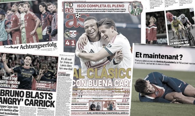 La presse dépitée par les clubs français, la guerre est déclarée entre Bruno Fernandes et Michael Carrick