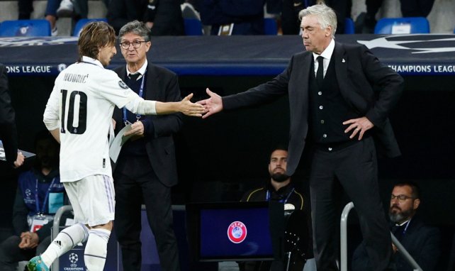 Carlo Ancelotti salue Luka Modric
