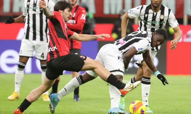 Sandro Tonali sous les couleurs de l'AC Milan