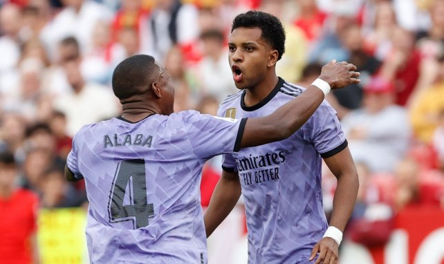Rodrygo et David Alaba sous les couleurs du Real Madrid