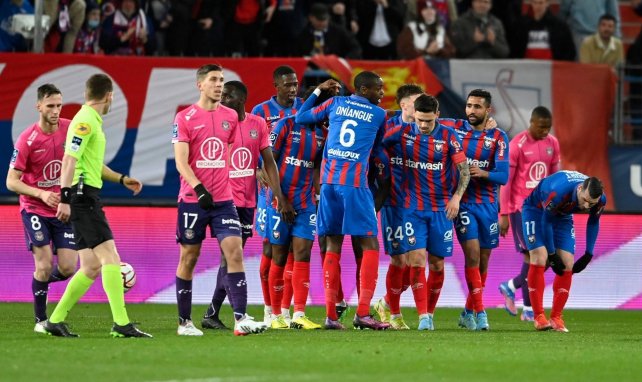 Les joueurs de Caen