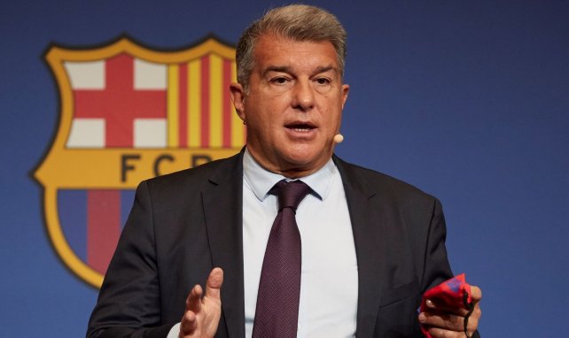 Le président du FC Barcelone Joan Laporta