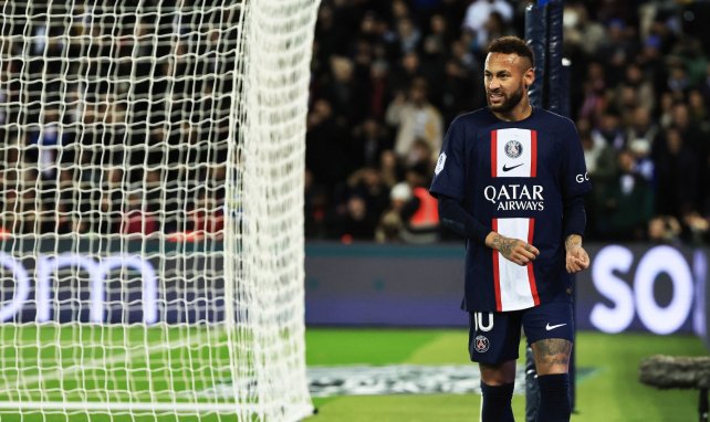 Neymar Jr, sous les couleurs du PSG, a été expulsé face à Strasbourg